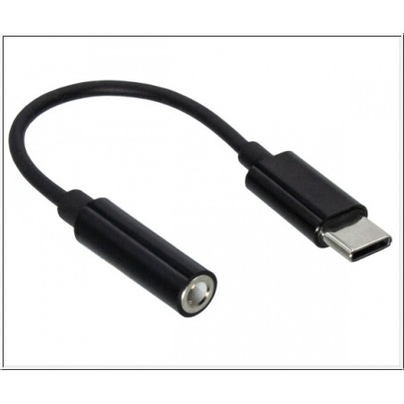 ADAPTADOR USB-C 3.1 MACHO - JACK 3.5 TETRAPOLAR H