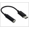 ADAPTADOR USB-C 3.1 MACHO - JACK 3.5 TETRAPOLAR H