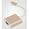 CONVERSOR DE VIDEO USB-C 3.1 (M) - HDMI (H) 1.4 4K