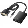 CONVERSOR DE VIDEO CPU VGA - MONITOR HDMI + USB PW