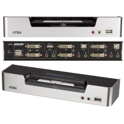CS1642A - KVM SWITCH DUAL VIEW DVI 2X1 USB + AUDIO