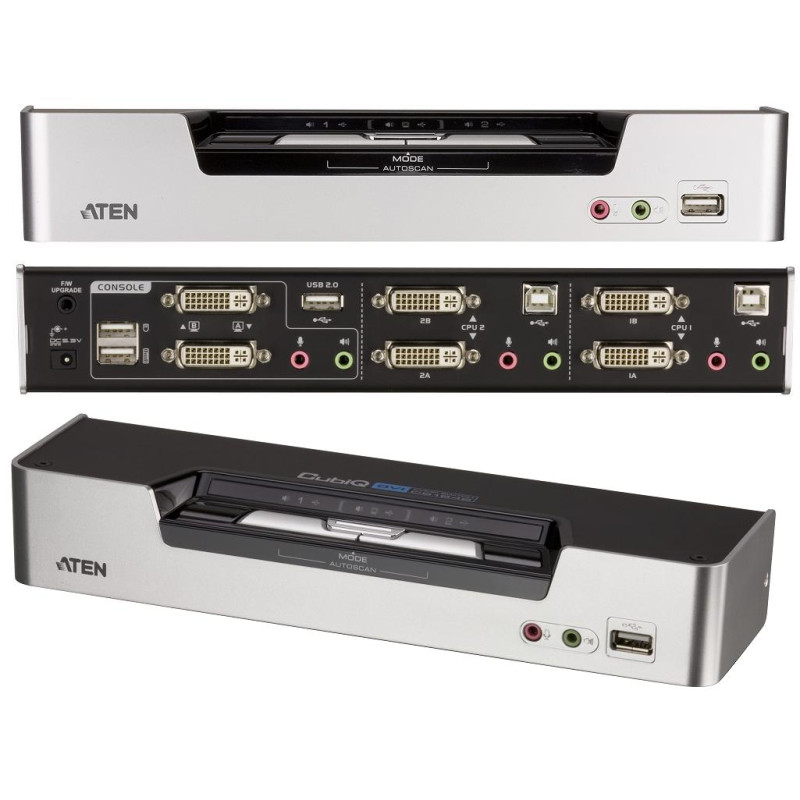 CS1642A - KVM SWITCH DUAL VIEW DVI 2X1 USB + AUDIO