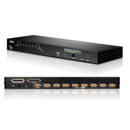 KVM SWITCH SOBREMESA / RACK 8 X 1 USB/PS-2 + 1 USB