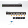 KVM SWITCH SOBREMESA / RACK 8 X 1 USB/PS-2 + 1 USB