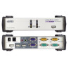 KVM SWITCH DUAL VIEW 2X1 USB + AUDIO + HUB 2 PTOS