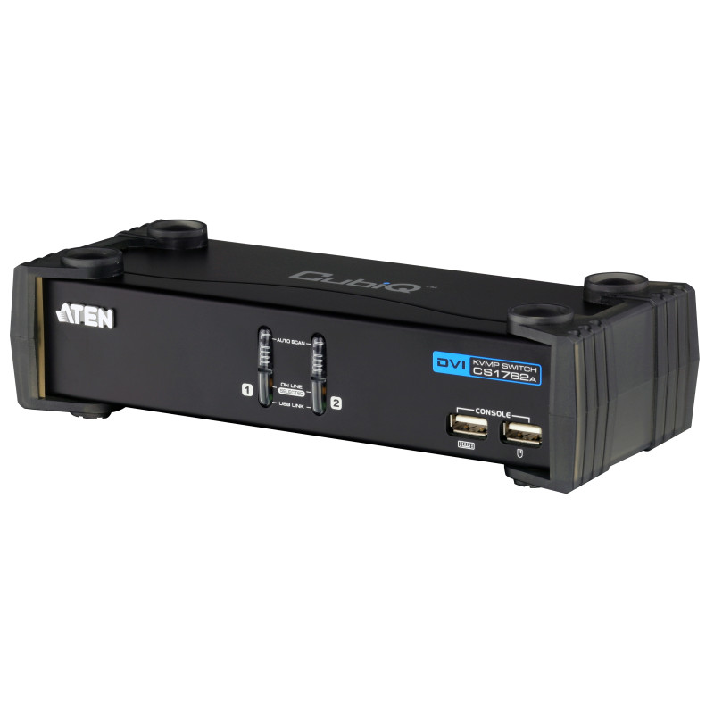 KVM SWITCH SOBREMESA 2 X 1 DVI - USB + AUDIO