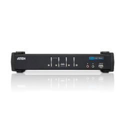KVM SWITCH SOBREMESA 4 X 1 DVI - USB + AUDIO