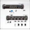 KVM SWITCH SOBREMESA 4 X 1 DVI - USB + AUDIO