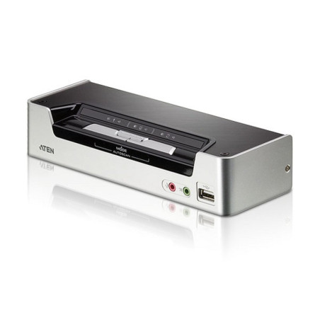 KVM SWITCH 2X1 HDMI + USB + AUDIO 1080P