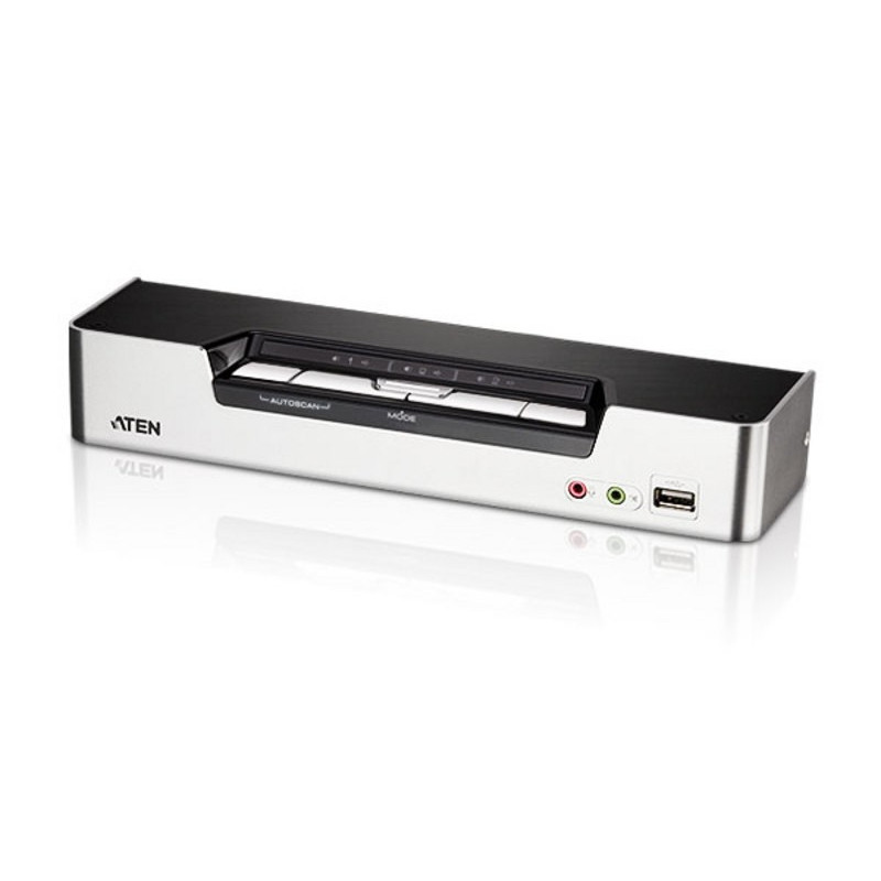 KVM SWITCH 4 X 1 HDMI + USB + AUDIO 1080P