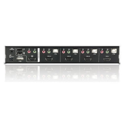 KVM SWITCH 4 X 1 HDMI + USB + AUDIO 1080P