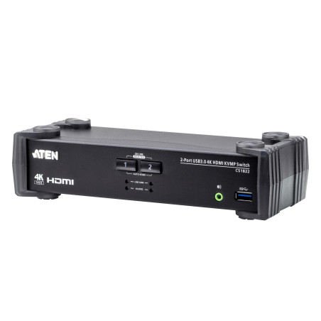 KVM SWITCH 2 X 1 HDMI + USB + AUDIO 4K