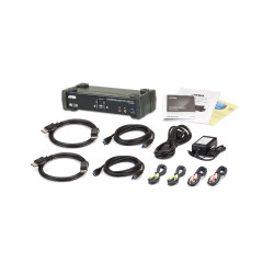 KVM SWITCH SOBREMESA 2 DP - USB 3.0  4K