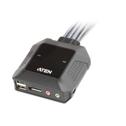 KVM SWITCH COMPACTO DISPLAYPORT + USB 2 X 1