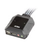 KVM SWITCH COMPACTO DISPLAYPORT + USB 2 X 1