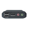 KVM SWITCH COMPACTO DISPLAYPORT + USB 2 X 1
