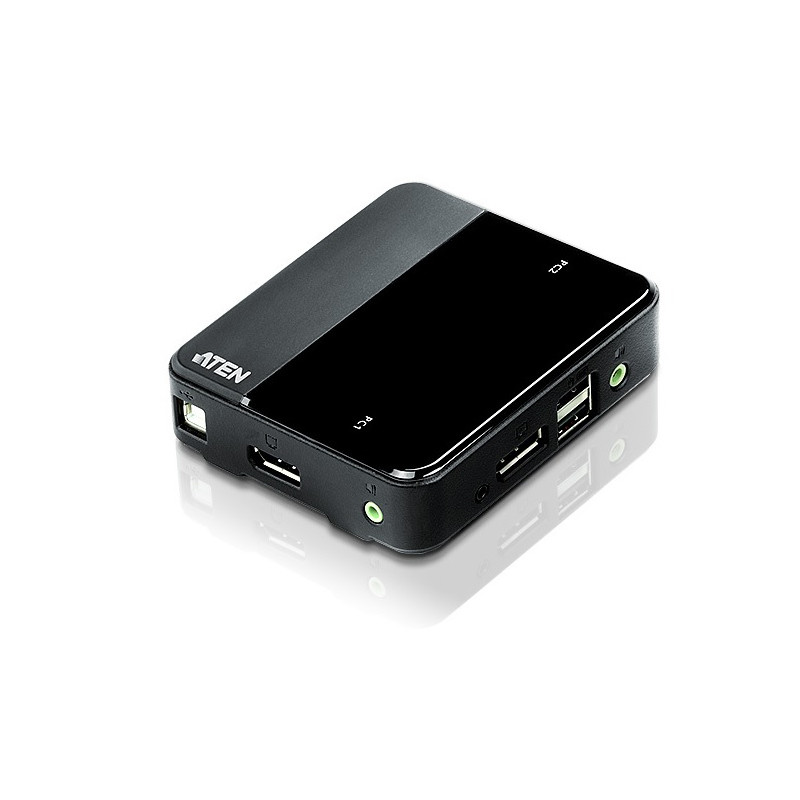 KVM SWITCH COMPACTO DISPLAYPORT + USB 2 X 1 4K