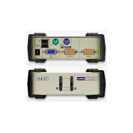 KVM SWITCH SOBREMESA 2 X 1 MIXTA PS/2 - USB