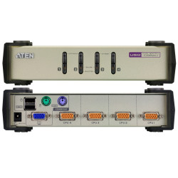 KVM SWITCH SOBREMESA 4 X 1 MIXTA PS/2 - USB