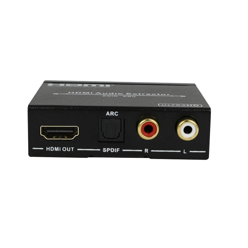 EXTRACTOR DE AUDIO HDMI - SALIDA 2 X RCA + TOSLINK