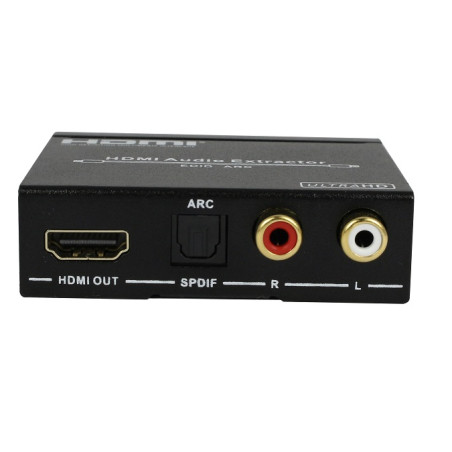 EXTRACTOR DE AUDIO HDMI - SALIDA 2 X RCA + TOSLINK