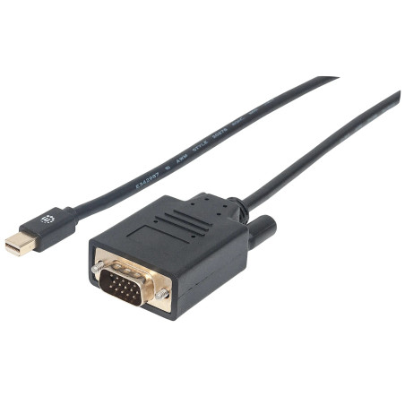 CABLE MINIDISPLAYPORT M - VGA HD DB15M  1.8Mtr