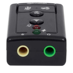 CONVERSOR USB - AUDIO + MICROFONO SONIDO 7.1