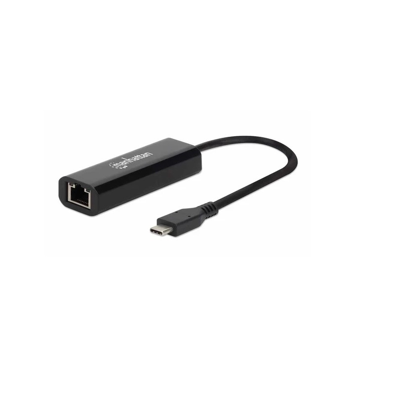 CONVERSOR USB-C  3.1 (M) - RJ45 2.5Gbps  NEGRO