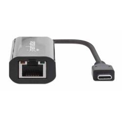 CONVERSOR USB-C  3.1 (M) - RJ45 2.5Gbps  NEGRO