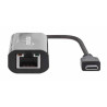 CONVERSOR USB-C  3.1 (M) - RJ45 2.5Gbps  NEGRO