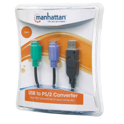 CONVERSOR USB A 2 X PS/2