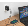 ALIMENTADOR USB-C 60W 240V-3A máx CON CABLE + USB