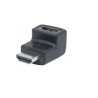 ADAPTADOR HDMI MACHO - HDMI HEMBRA ACODADO 90º