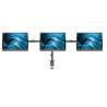 SOPORTE MONITOR LCD MESA 3 MON. HORZ. ARTIC. 27´´