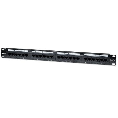 PANEL UTP CAT-6 24 PUERTOS RJ45 1U 19''