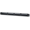 PANEL UTP CAT-6 24 PUERTOS RJ45 1U 19''