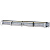 PANEL UTP CAT-6 24 PUERTOS RJ45 1U 19''