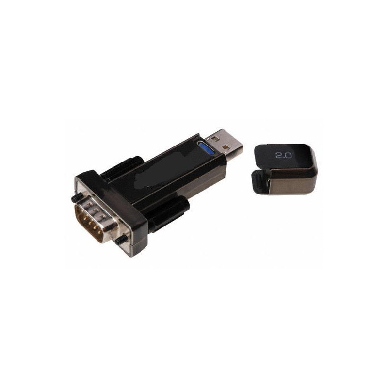 CONVERSOR USB 2.0 A SERIE 9 PINES COMPACTO + CABLE
