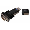 CONVERSOR USB 2.0 A SERIE 9 PINES COMPACTO + CABLE
