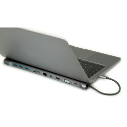 DOCK USB-C 3.1 (M) - MULTIPUERTO DP+HDMI+VGA 11-1