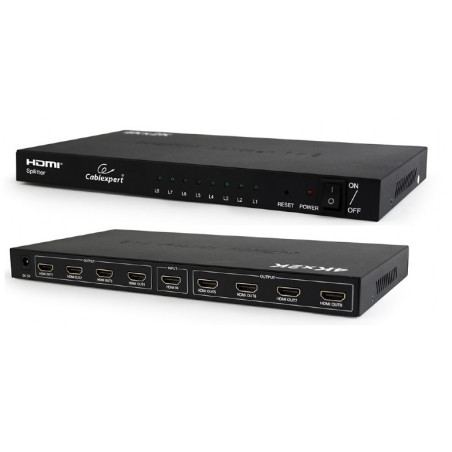 VIDEO SPLITTER HDMI 1 PC  8 MONITORES SIMULTANEOS
