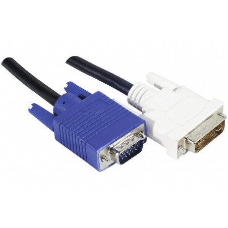 CABLE DVI-A MACHO -SVGA HPDB 15M DE 1.8 Mts.