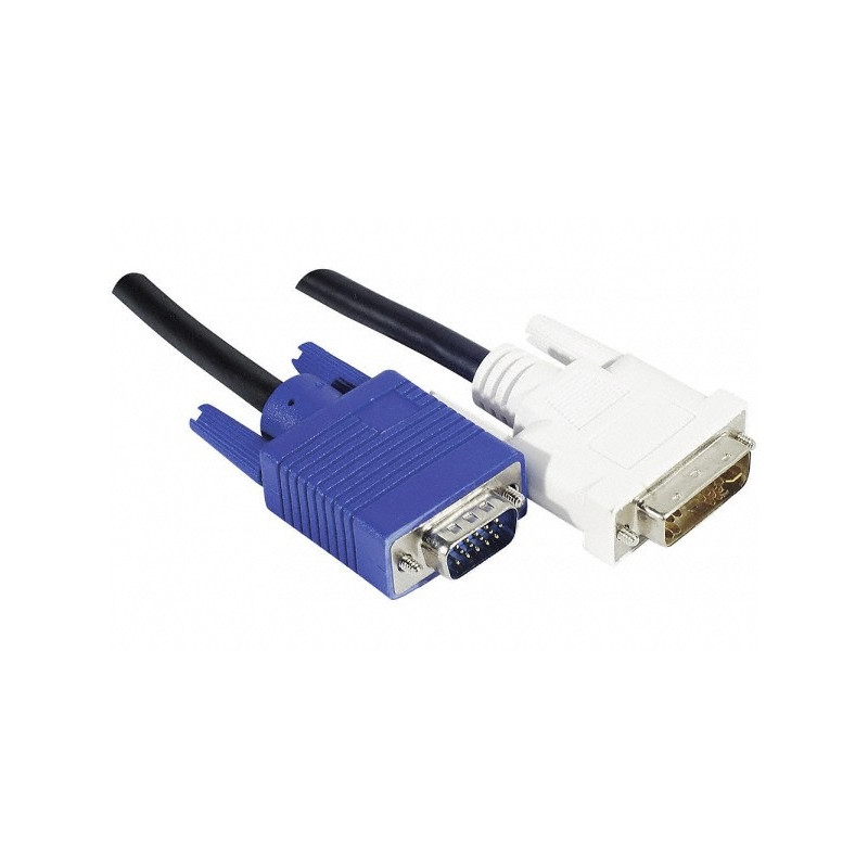 CABLE DVI-A MACHO -SVGA HPDB 15M DE 5 Mts.