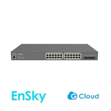 SWITCH P.O.E 24 PTOS Giga POE 4 SLOT SFP+ 10 GB