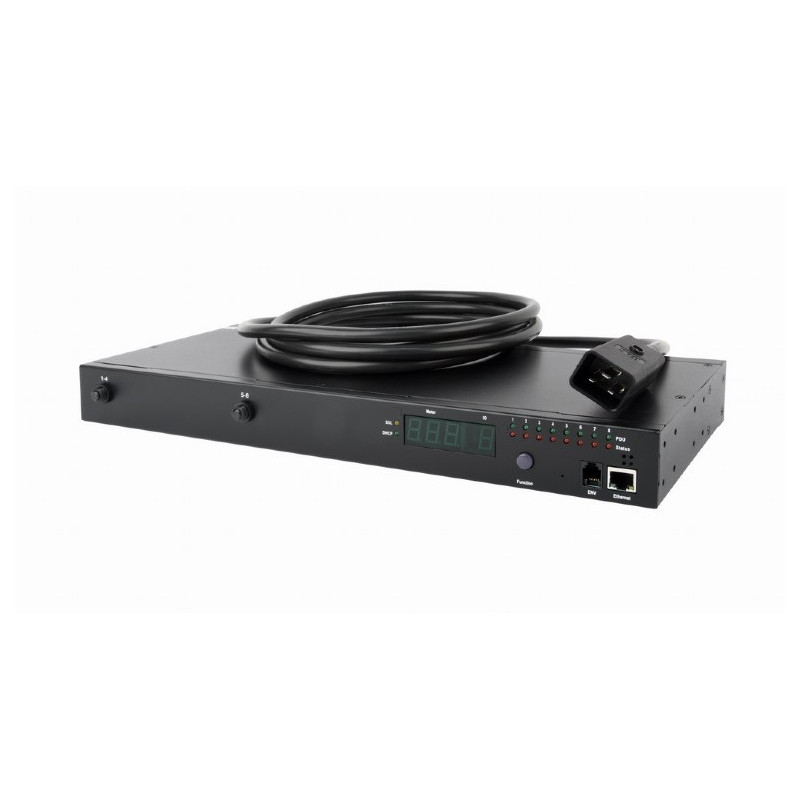 CONTROLADOR  ELECTRICO PDU  IP 8 PUERTOS IEC13 32A