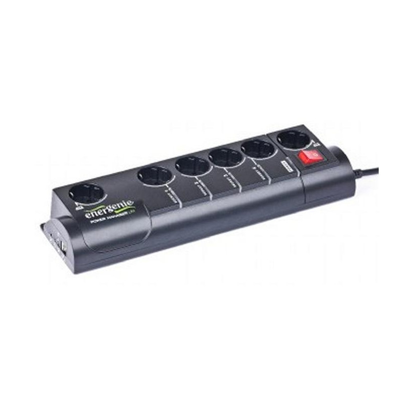 REGLETA PDU 6 SCHUKOS CON INTERRUPTOR PROGRAMABLE