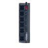 REGLETA PDU 6 SCHUKOS CON INTERRUPTOR PROGRAMABLE