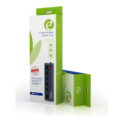 REGLETA PDU 6 SCHUKOS CON INTERRUPTOR PROGRAMABLE