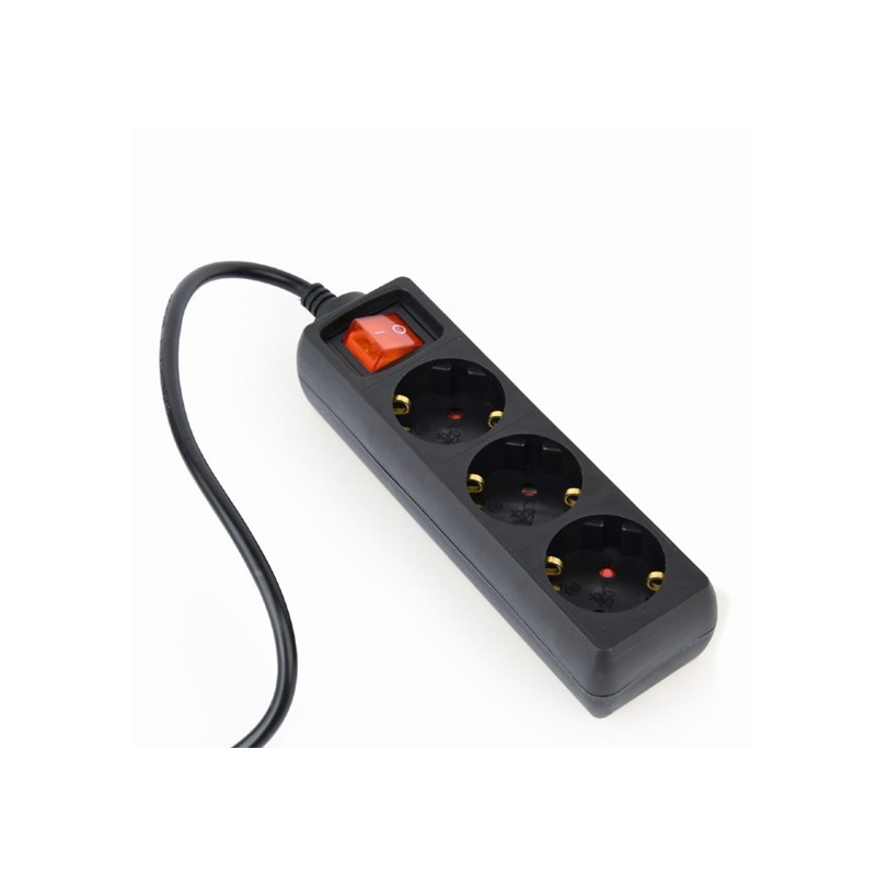 REGLETA 3 TOMAS INTERRUP SAI IEC320 C14 A SCHUKO