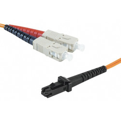 CABLE FIBRA DUPLEX MM. 62.5/125 SC-MTRJ 1Mts OM1